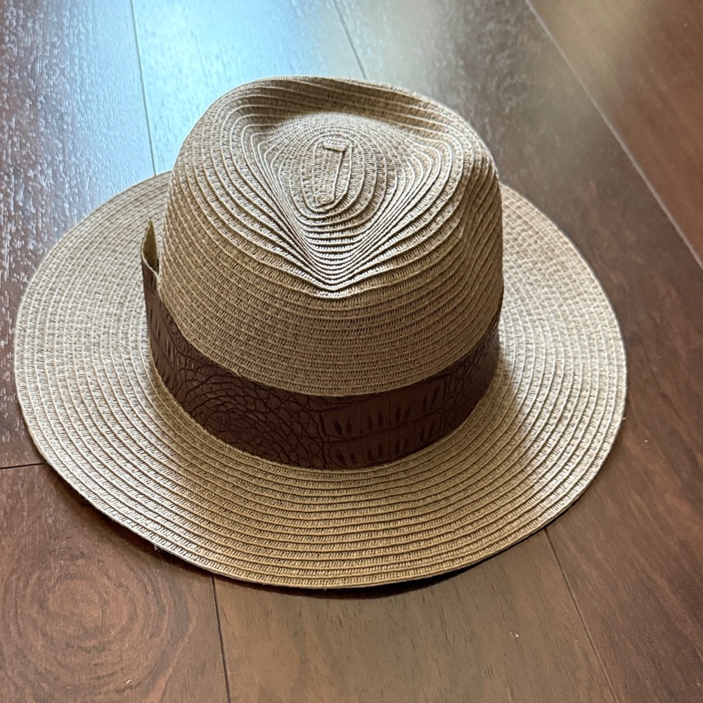 Stylish Tan Fedora Hat